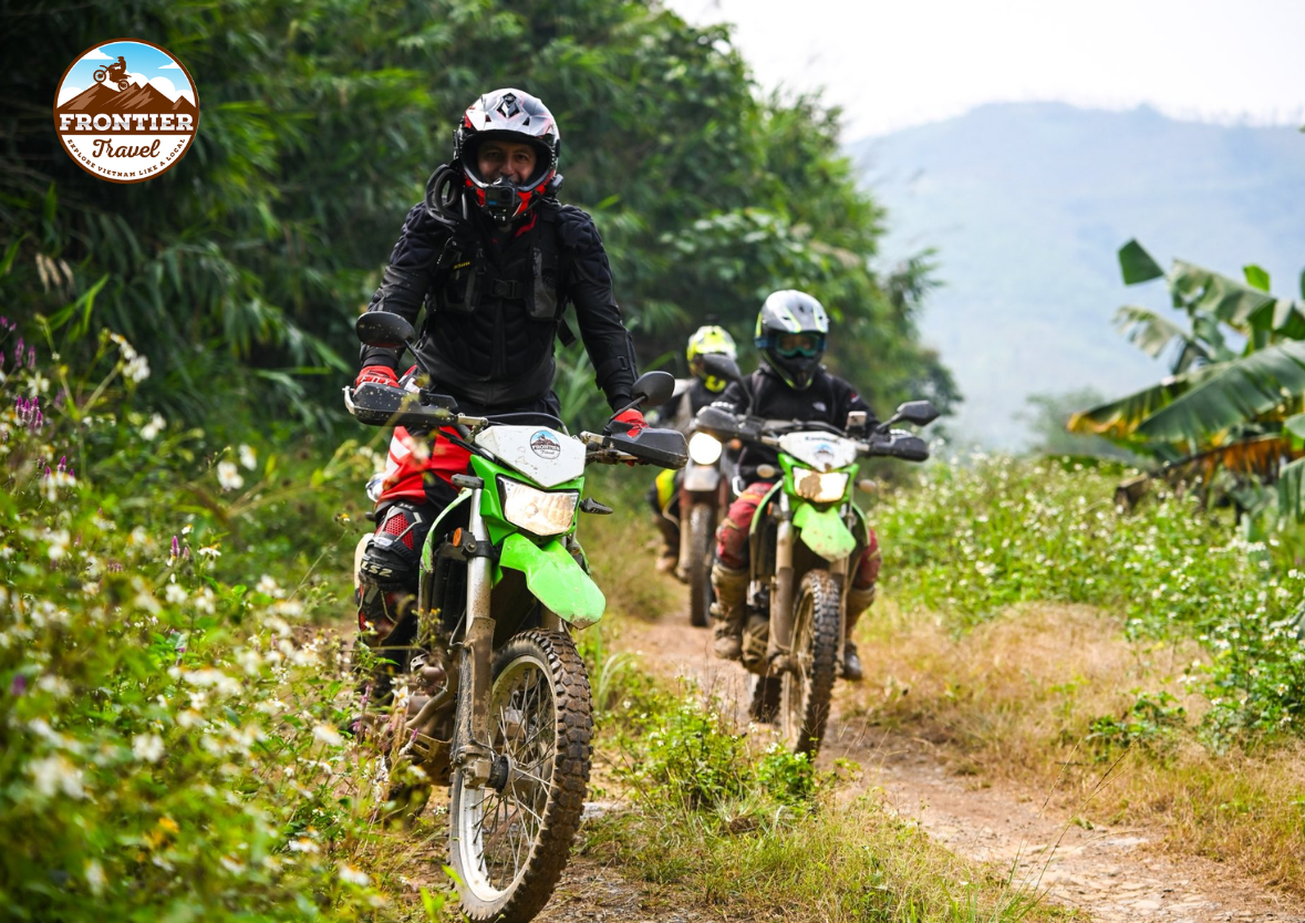Multi day motorbike tour Vietnam visiting rural villages